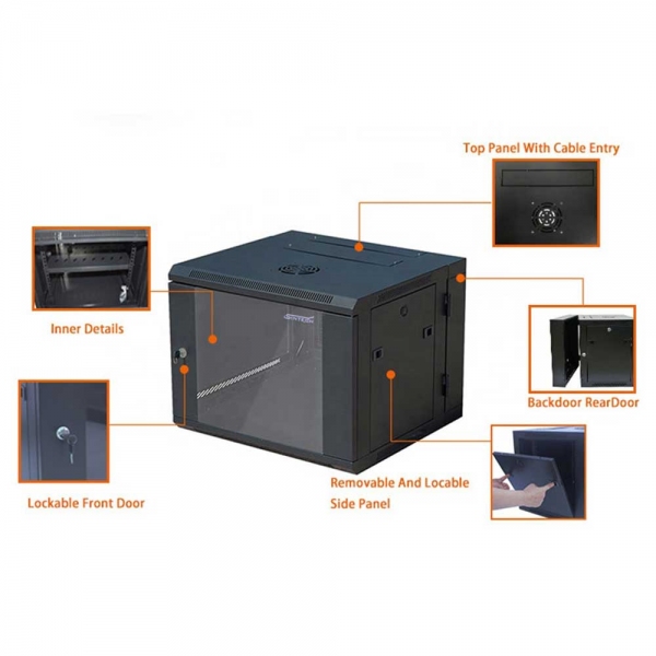 4U Server rack cabinet price in Nepal, Network rack wall mount for home, Network rack cabinet 2U 4U 6U 9U 12U, Shelf, rails, cable management, dimensions