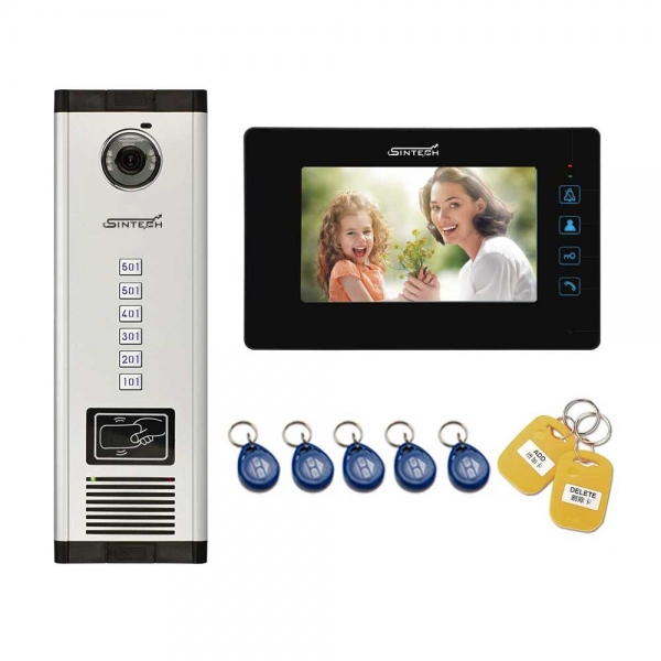 Sintech Apartment video door phone system price in Nepal with lock & installation
